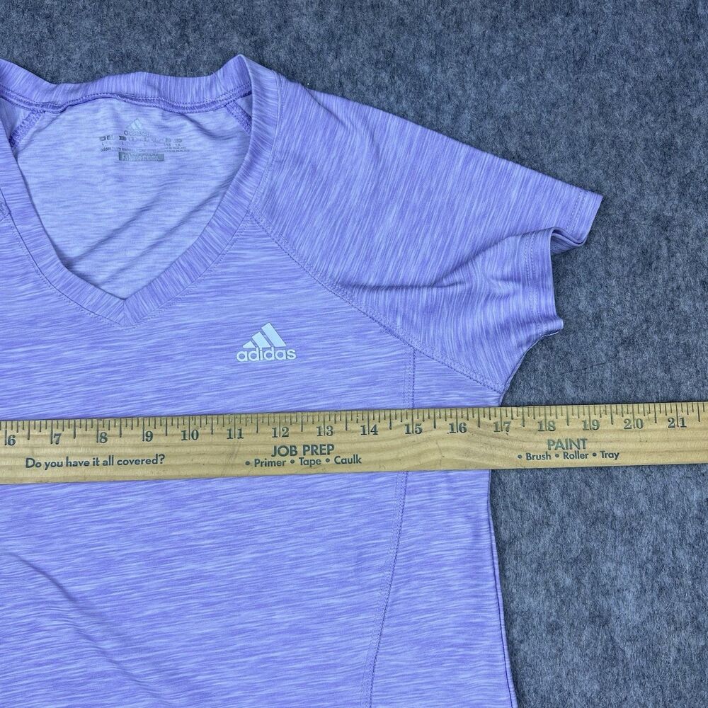 Lot Of 3 Adidas Women's Performance T-Shirt Climacool Essentials V-Neck Size L - Picture 12 of 14